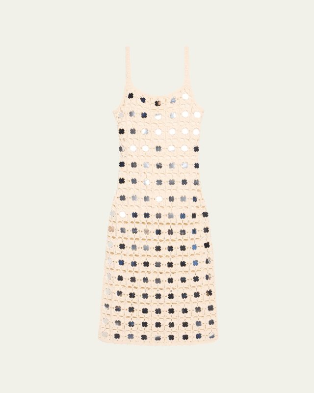 Clementine Crochet Mirror Tank Midi Dress